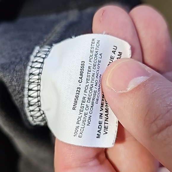 Nike Golf large black and gray tour performance drifit half zip light jacket - Picture 6 of 6